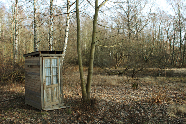 Pic: outdoor toilet