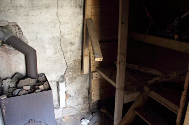 Pic: sauna interior