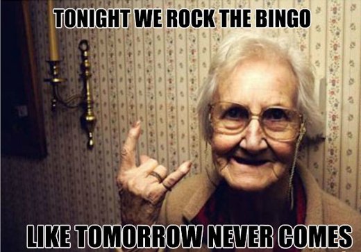 Meemi: tonight we rock the bingo